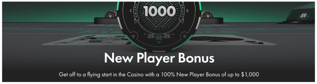 100% match bonus on their first deposit, up to $200!