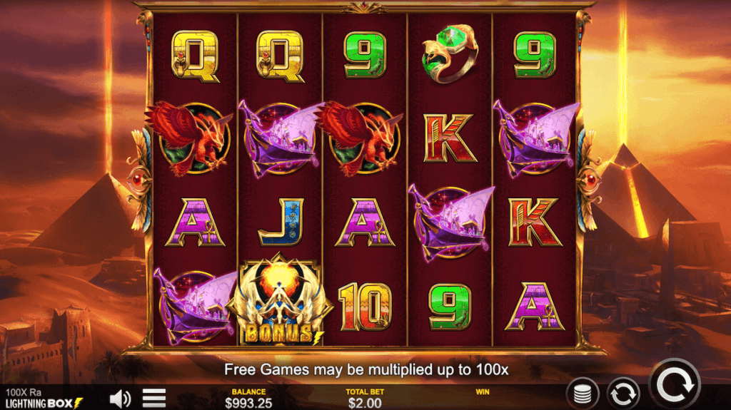 Play 100x Ra at Golden Nugget