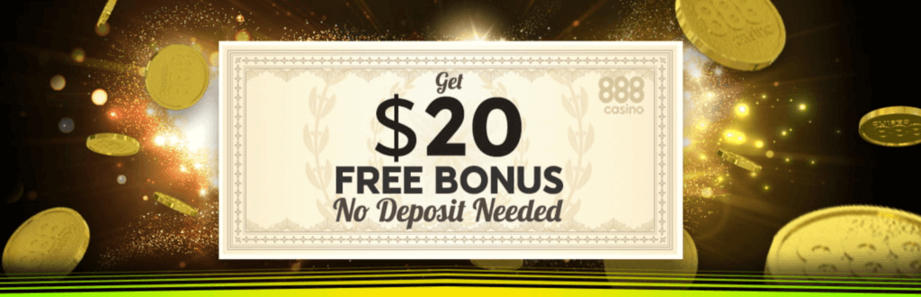 $20 No Deposit Bonus - 888 Casino NJ