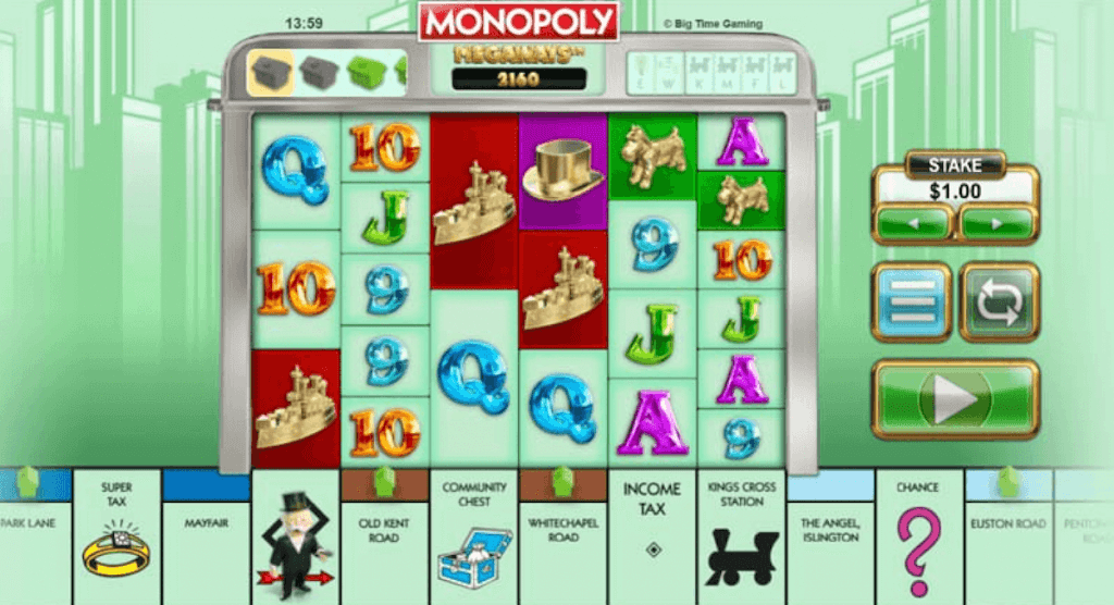 btg - monopoly megaways