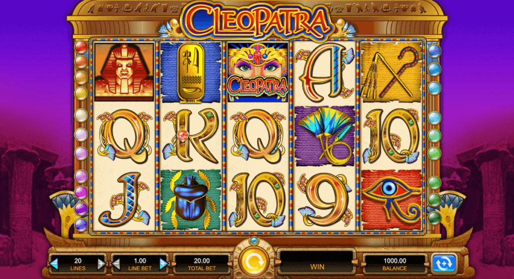 Cleopatra – 180 free spins slot