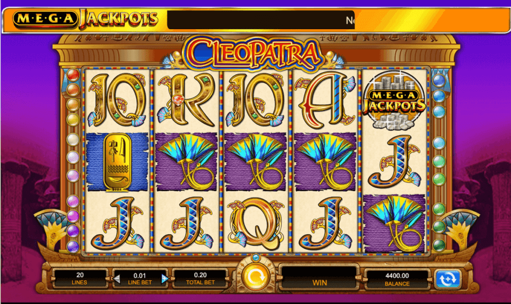 Cleopatra Mega Jackpots online slot
