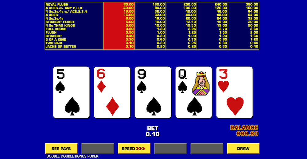 Game King Video poker