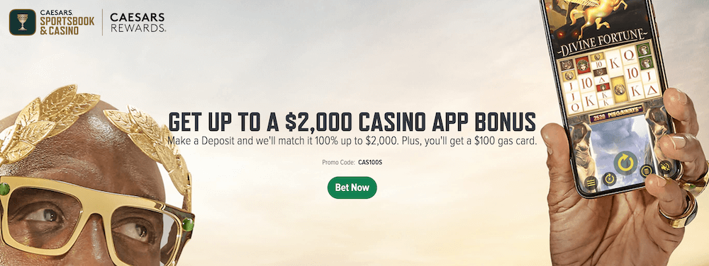 Get A $2,000 Casino App Bonus From Caesars!