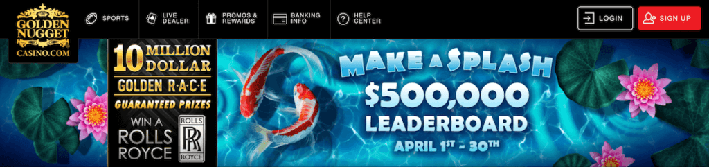 Golden Nuggets April Offer: Make A Splash