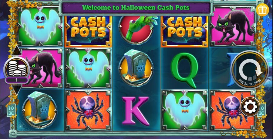 Halloween Cash Pot slot in New Jersey