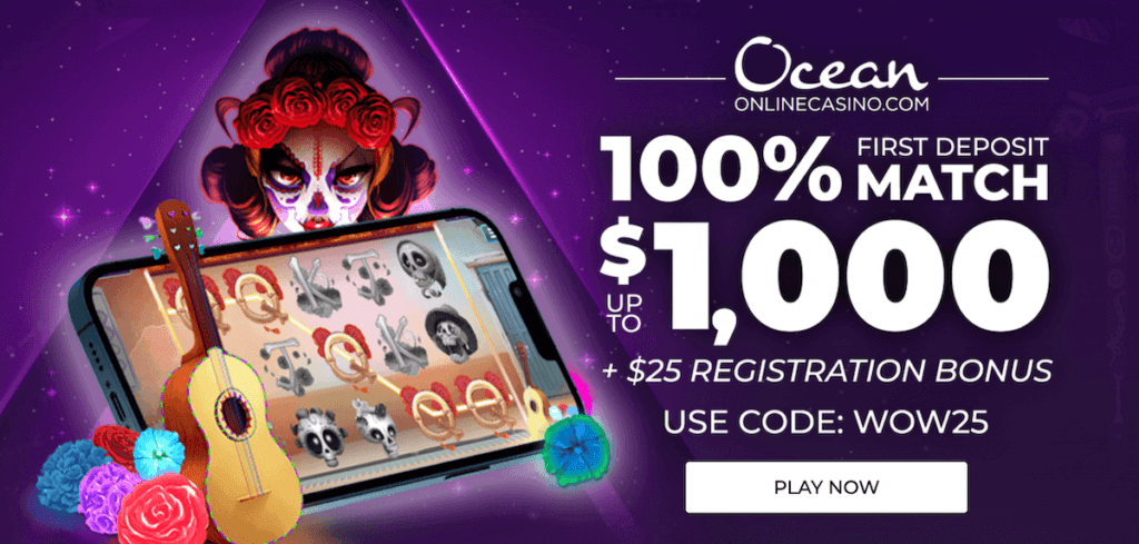 Ocean online Casino Welcome offer