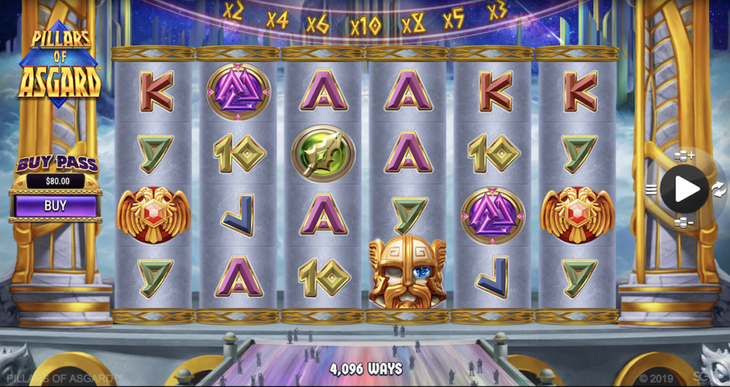 Pillars of Asgard Bonus Buy slot