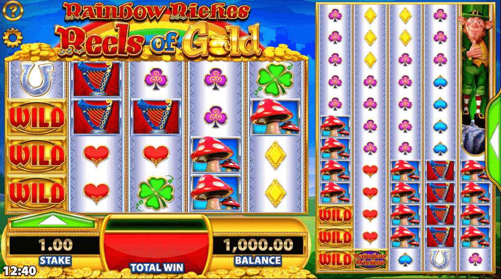 Rainbow Riches Reels of Gold – 100 free spins slot