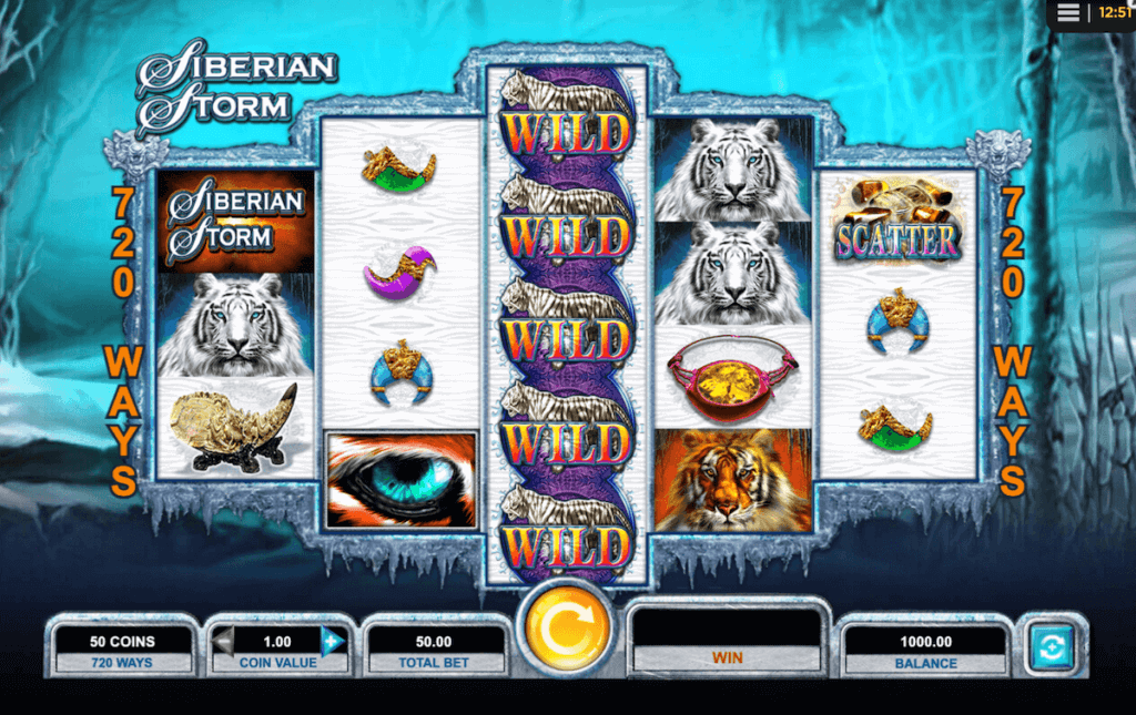 Siberian Storm – 240 free spins Slot