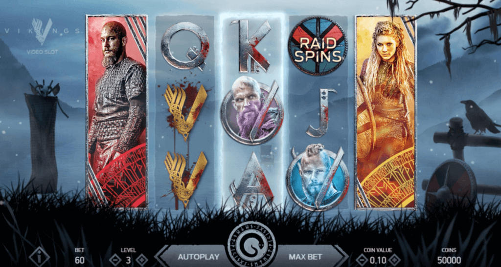 Vikings Online Slot Gameplay