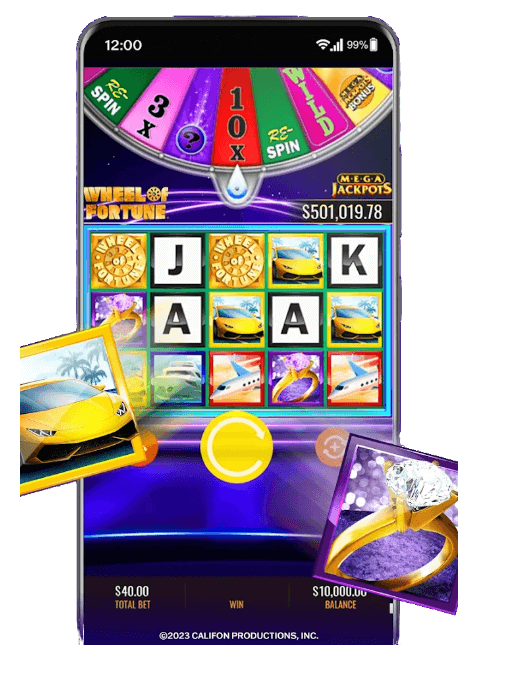 Wheel of Fortune casino on mobile