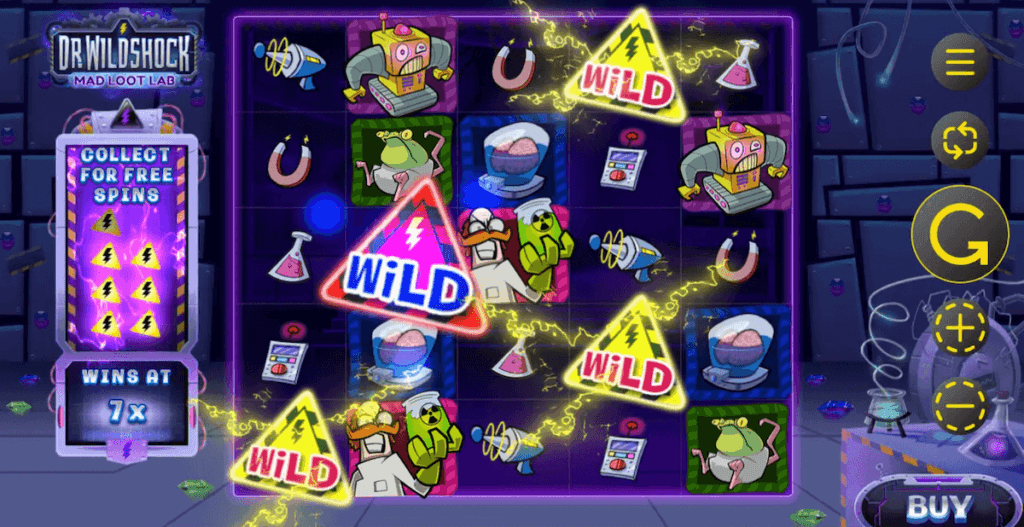 Free spins wild with Dr Wildshock