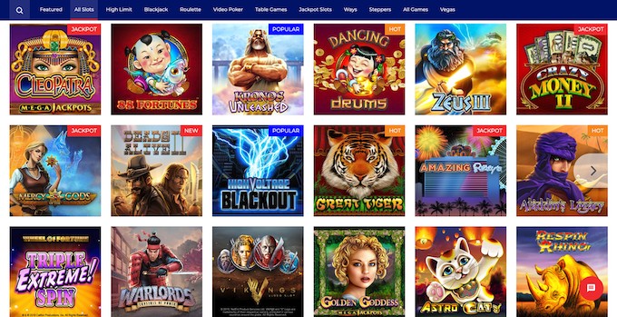 BetAmerica Online Casino Slot Games 