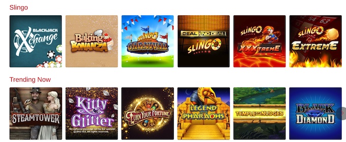 BetMGM Game Variety NJCasino