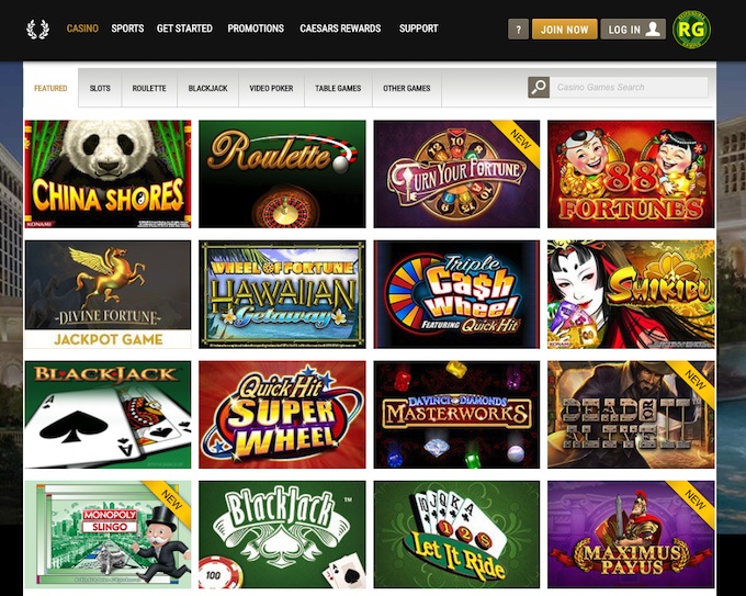 casino slots Caesars Online Casino Slot Games
