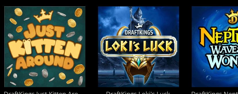 Exclusive games at Draftkings casino