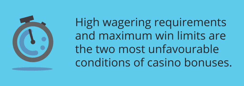 Casino wagering requirements
