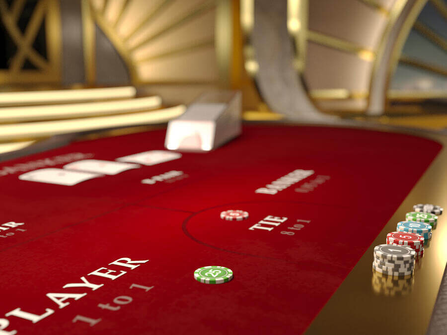 baccarat table