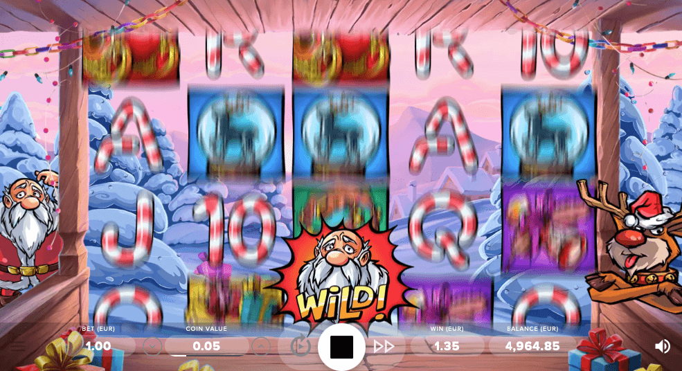 Santa vs Rudolph slot wild Santa