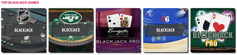 Borgata Online Casino Blackjack Games