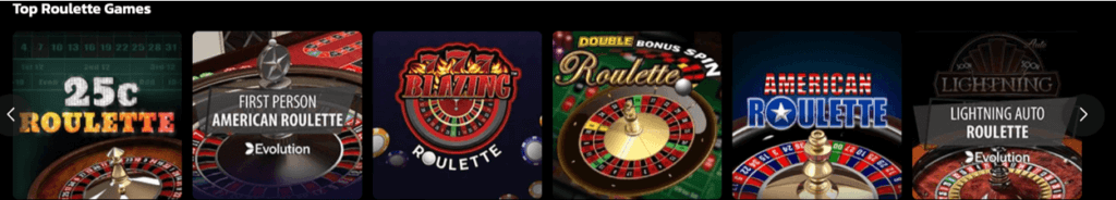 BetMGM Roulette Games