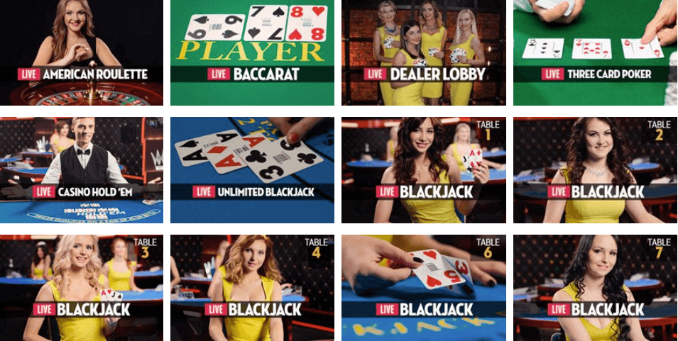 Caesars live casino games