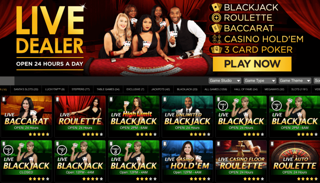 Golden Nugget Live Casino Games