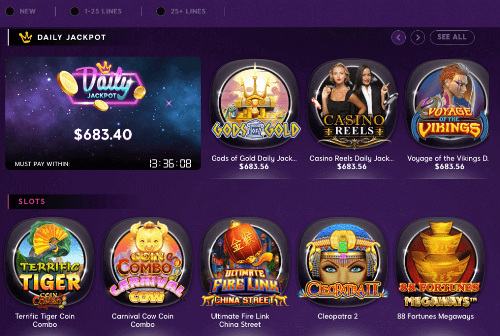 Harrahs Casino Slots Page