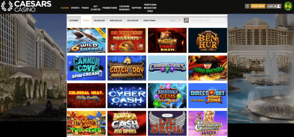 Caesars Online Casino Slots