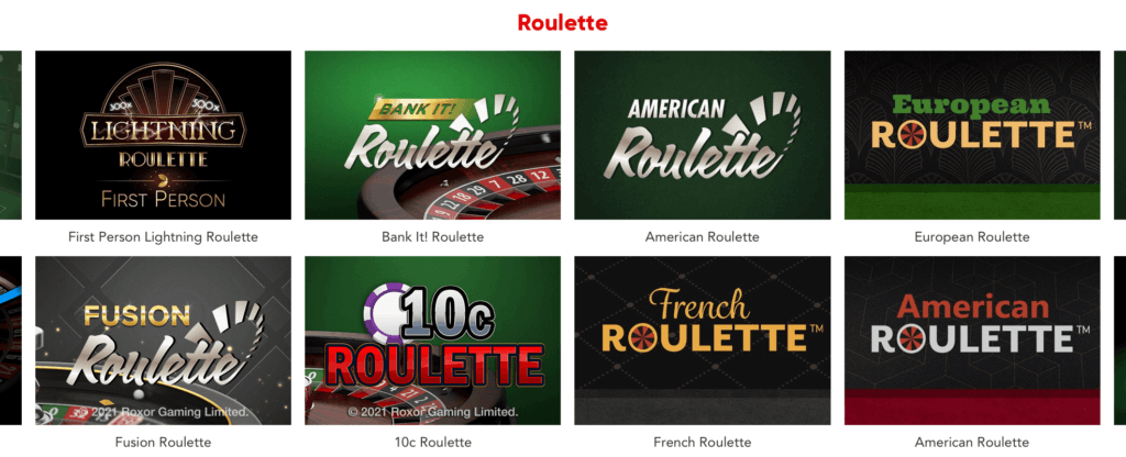 Virgin Casino Online Roulette