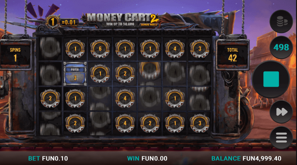 Money Cart 2 Link & Win slot feature