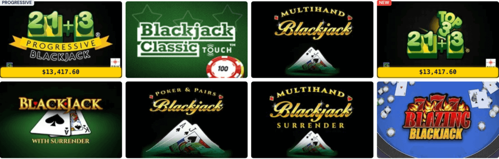 Online Blackjack at BetRivers Casino