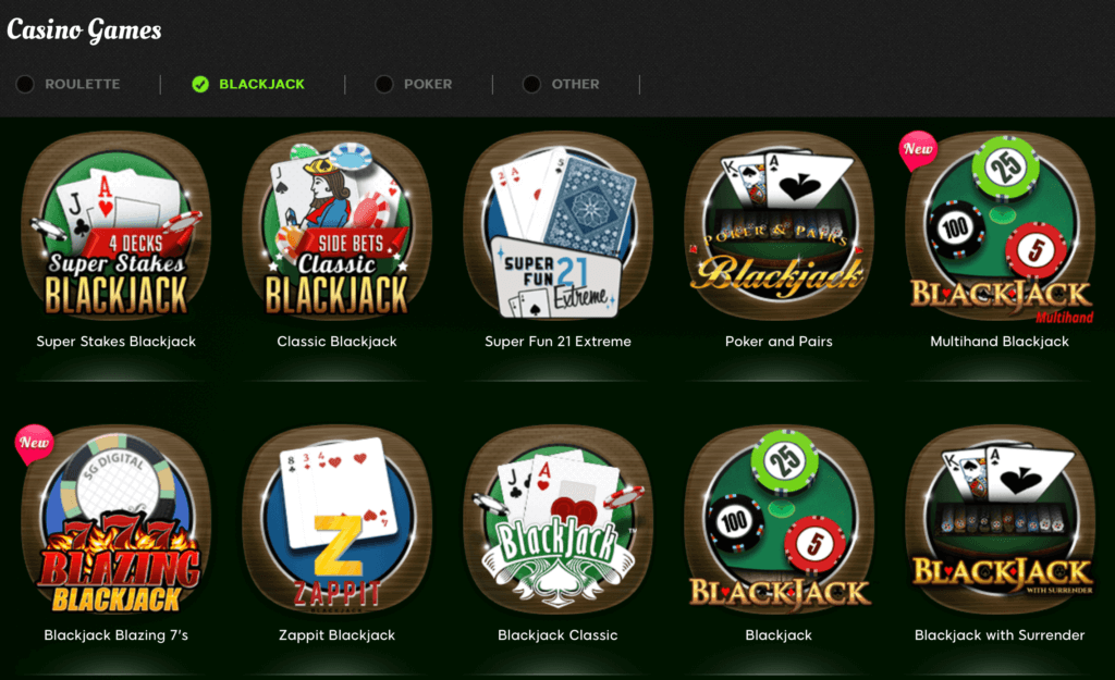 888 Casino Online Blackjack Games