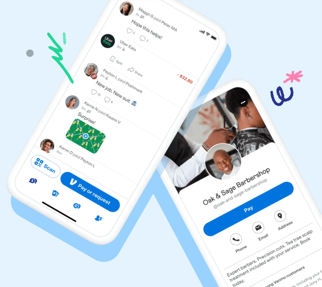 Venmo Payment App Page