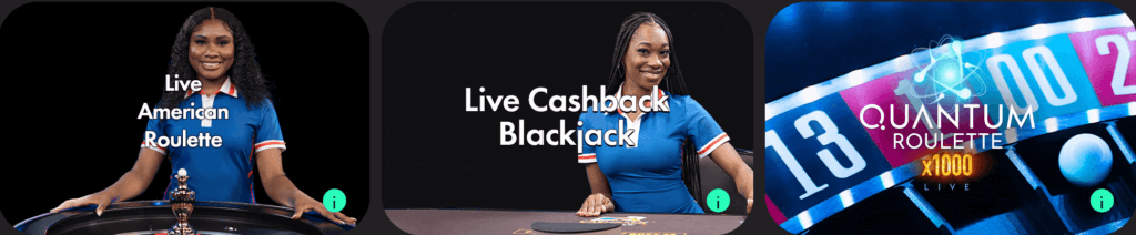 Live dealer games at Bet365 Casino NJ