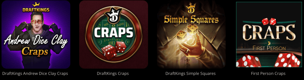 DraftKings Craps Games