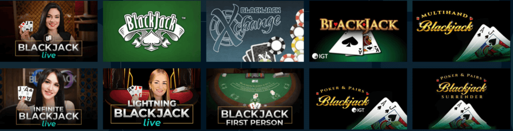 Ocean Casino Blackjack Games