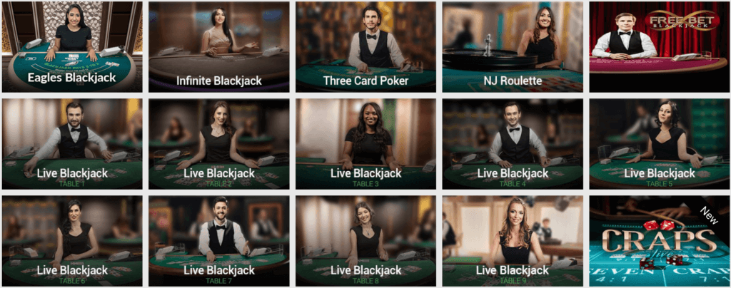 Unibet live casino games