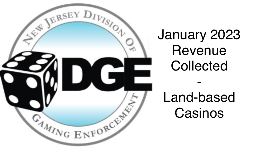 New Jersey Casino Revenue January 2023