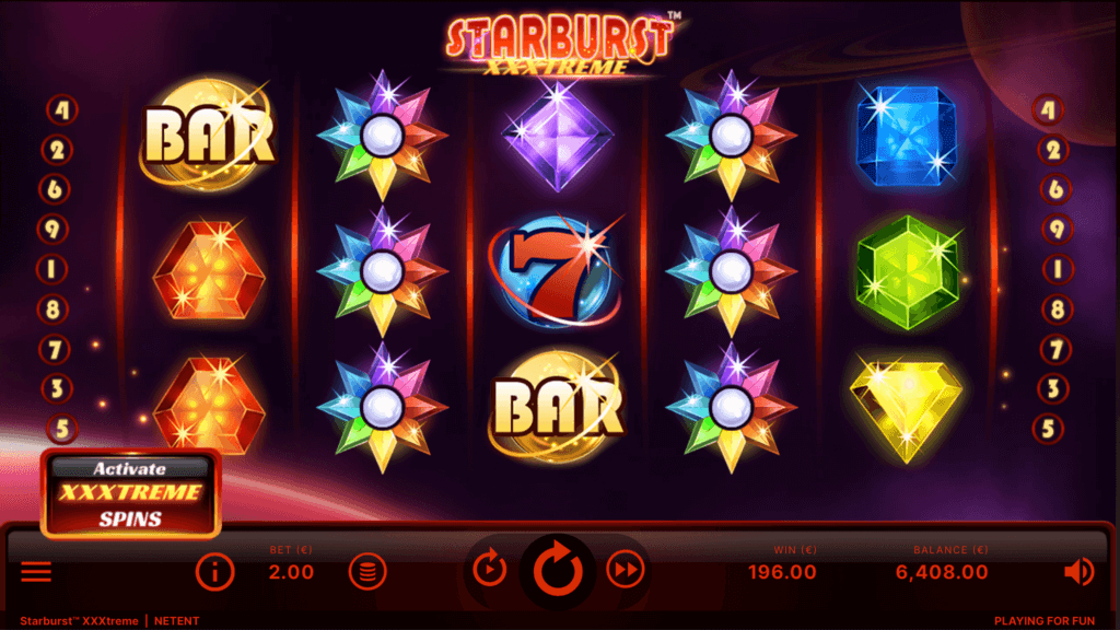 Starburst XXXtreme Bonus Buy slot