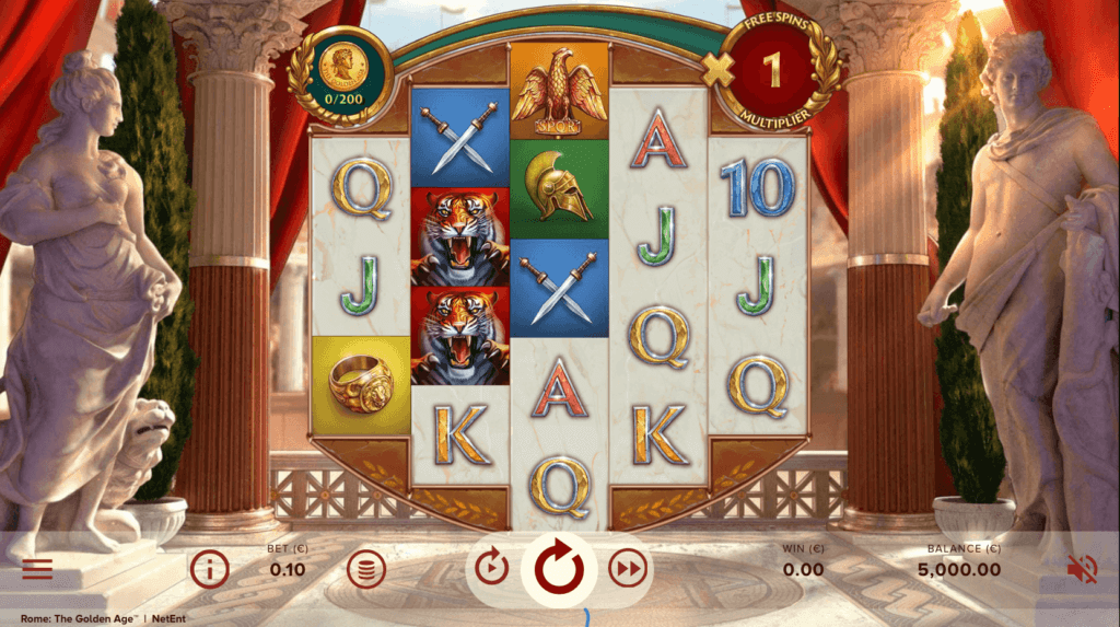 Rome the Golden Age High Volatility Slot