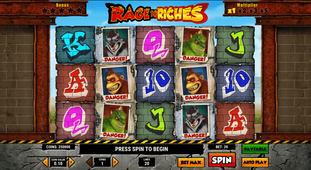 Rage to Riches High RTP slot