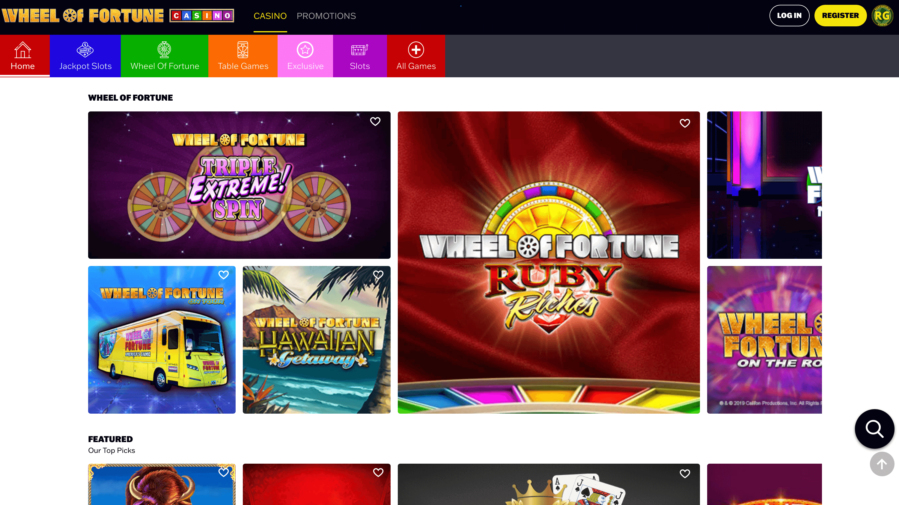 Wheel of Fortune Online Casino