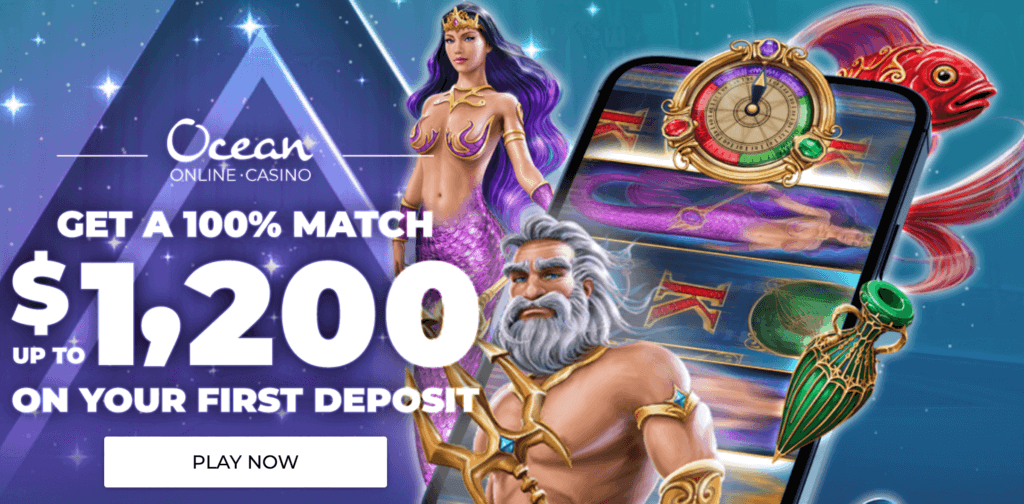 Ocean Online Casino Welcome Bonus