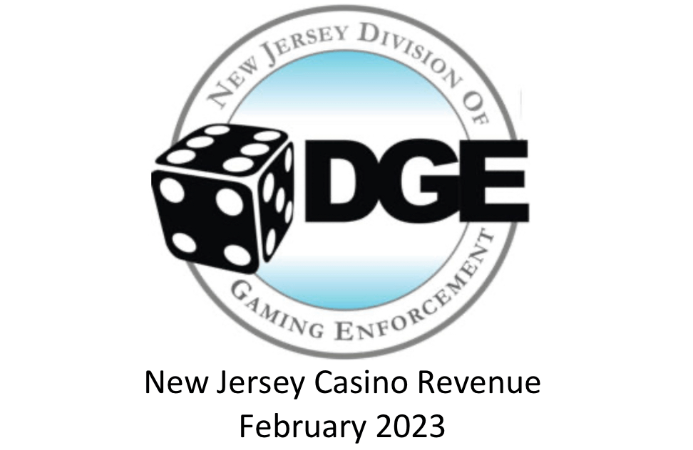 New Jersey Casino Revenue Feb 2023