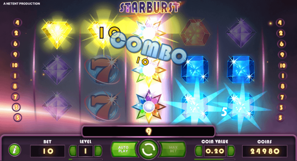 Starburst slot