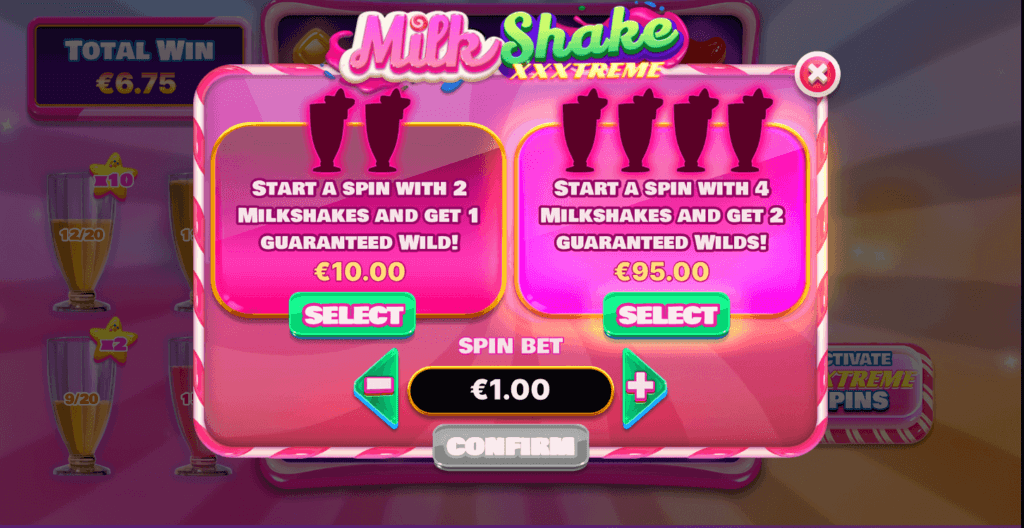 Milkshake XXXtreme bonus buy
