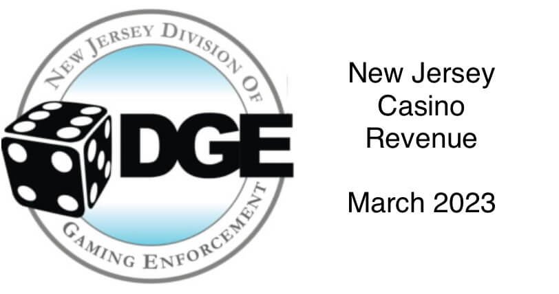 New Jersey Casino Revenue March 2023