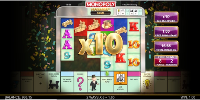Monopoly 10x win